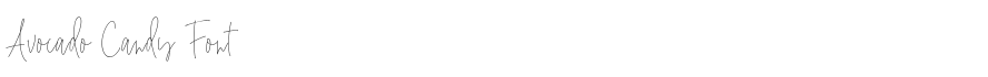 Avocado Candy Font