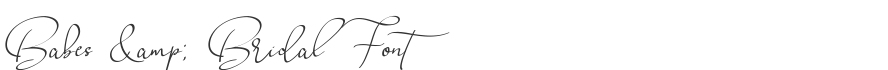 Babes & Bridal Font