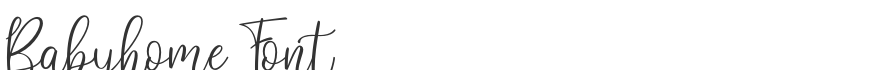 Babyhome Font