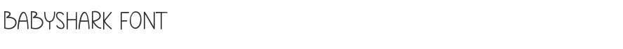 Babyshark Font