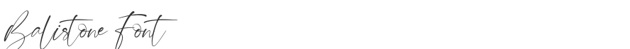 Balistone Font