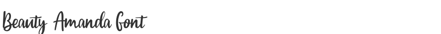 Beauty Amanda Font