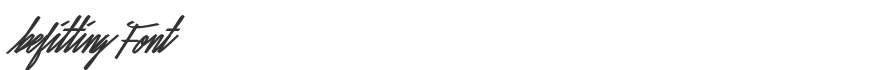 Befitting Font