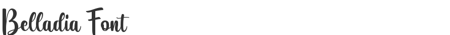Belladia Font