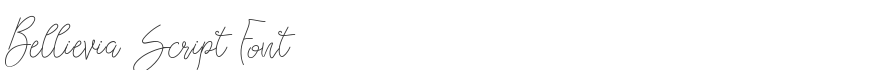 Bellievia Script Font