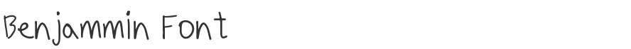 Benjammin Font