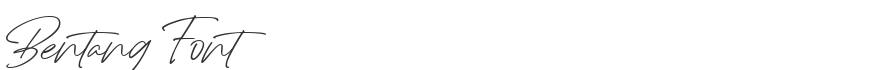 Bentang Font