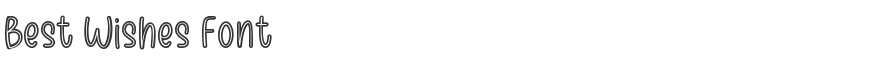 Best Wishes Font