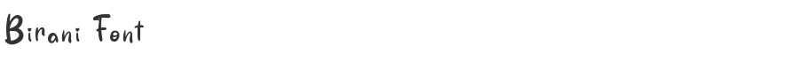 Birani Font