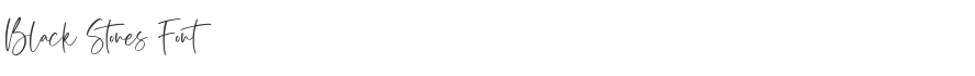 Black Stones Font