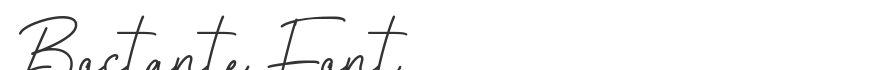 Bostante Font