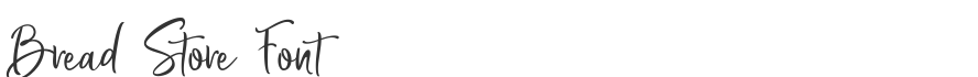 Bread Store Font