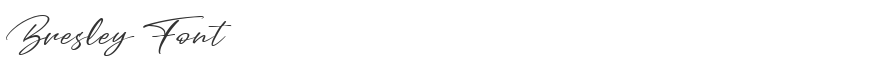 Bresley Font