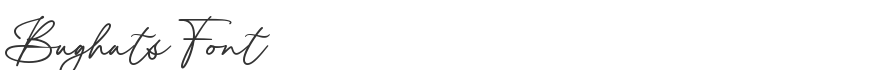 Bughats Font