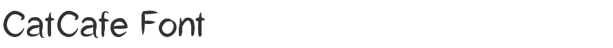CatCafe Font