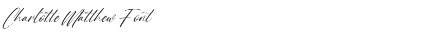 Charlotte Matthew Font