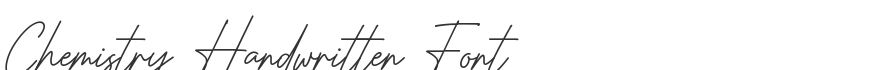 Chemistry Handwritten Font