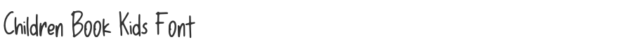 Children Book Kids Font