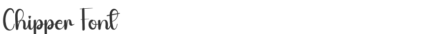 Chipper Font