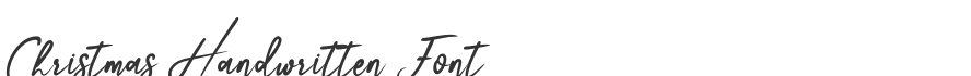 Christmas Handwritten Font