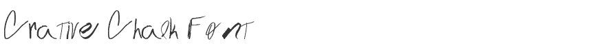 Crative Chalk Font