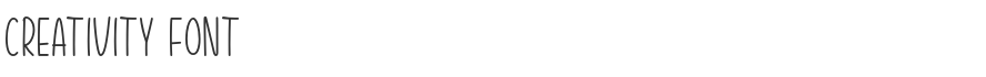 Creativity Font