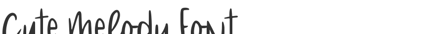 Cute Melody Font