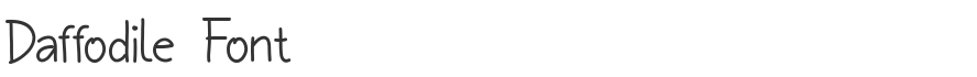 Daffodile Font
