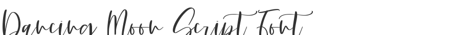 Dancing Moon Script Font