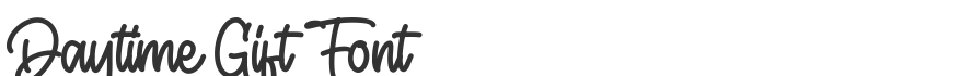 Daytime Gift Font