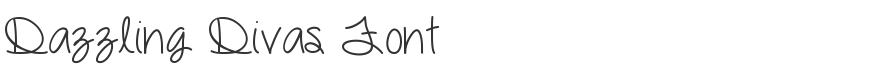 Dazzling Divas Font