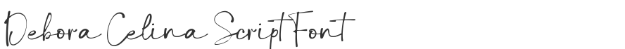 Debora Celina Script Font