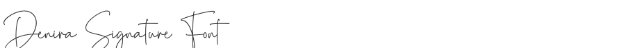 Denira Signature Font