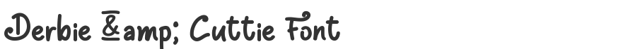 Derbie & Cuttie Font