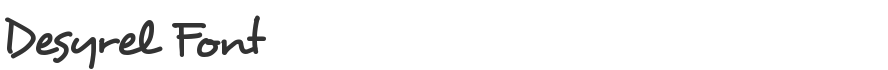 Desyrel Font