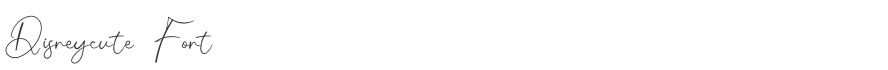 Disneycute Font
