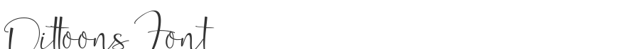 Dittoons Font