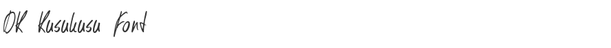 DK Kusukusu Font