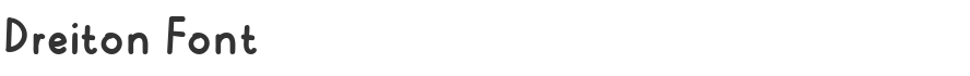Dreiton Font