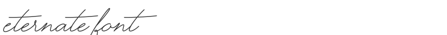 Eternate Font