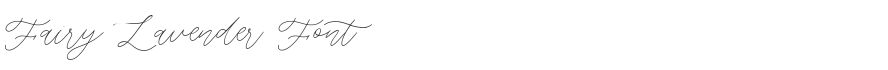 Fairy Lavender Font