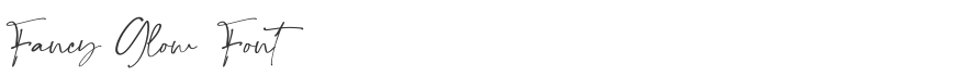 Fancy Glow Font