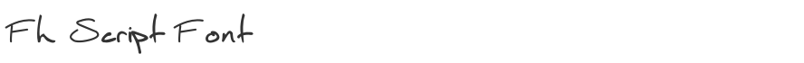 Fh Script Font