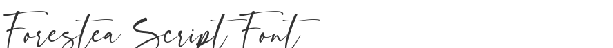 Forestea Script Font