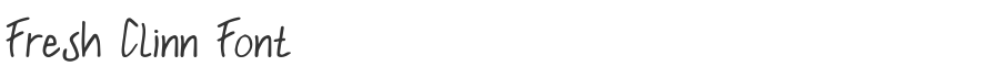 Fresh Clinn Font