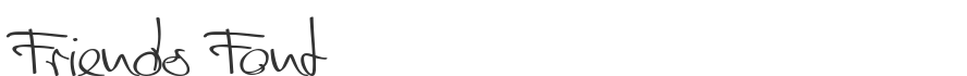 Friends Font