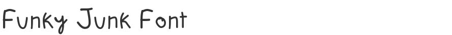 Funky Junk Font
