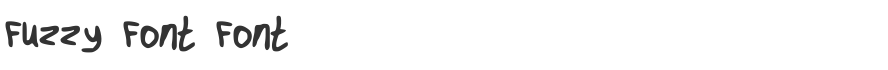 Fuzzy Font Font