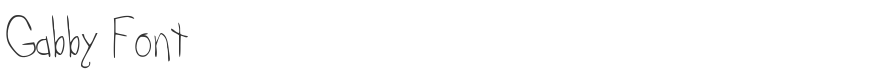 Gabby Font