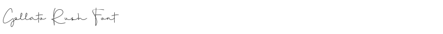 Gellato Rush Font